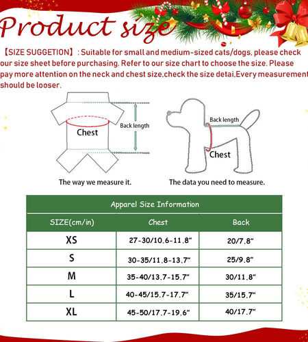 Small Dog Pet Cat Christmas Costume Sweater, Pet Supplies Costume Xmas Clothes Dog Jumpers Snowflake Elk Pattern Christmas Outfits for Dogs Puppy Kitten Cats (Large, Red Snowflake)