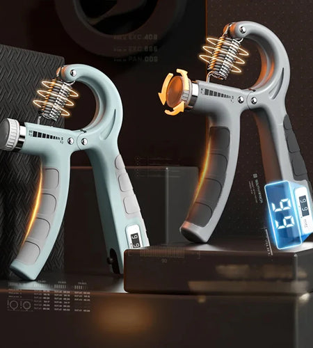 5-60Kg Adjustable Hand Grip Strengthener Hand Grip Trainer with Counter Wrist Forearm and Hand Exerciser for Muscle Building