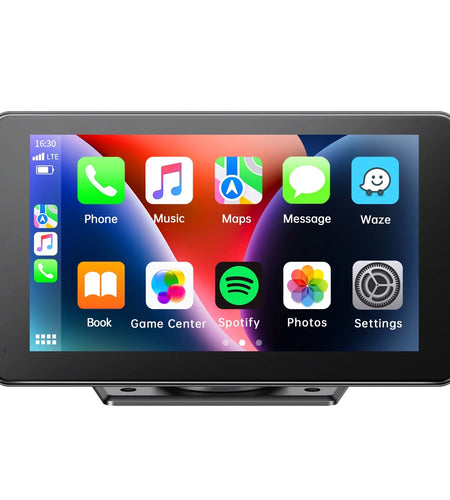 Portable Carplay Screen for Car,9-Inch Android Auto Screen with Backup Camera,Wireless Car Stereo with Voice Control,Bluetooth,Mirror Link,Gps Navigation for All Vehicles