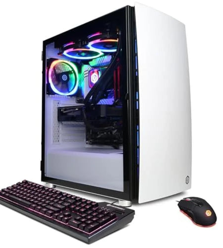 Gamer Supreme Liquid Cooled Gaming Desktop Computer, Intel Core I7-14700Kf 3.4Ghz, 32GB RAM, 2TB SSD, NVIDIA Geforce RTX 4060 Ti 16GB, Windows 11 Home
