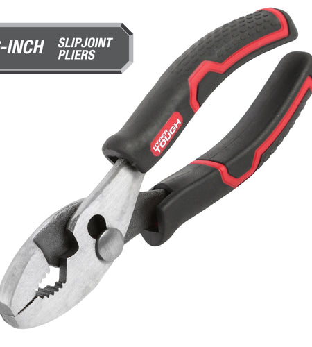 6" Standard Slip Joint Pliers , Ergonomic Handle, 2-Position Jaw