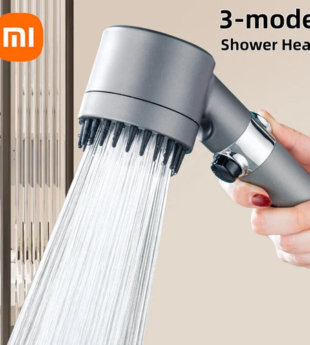 XIAOMI 3 Modes Shower Head High Pressure Showerhead Portable Filter Rainfall Faucet Tap Bathroom Bath Home Innovative Accessory