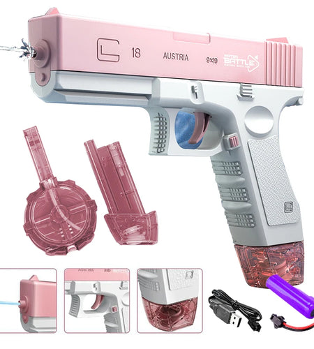 Electric Water Spray Toy Bursts Children High-Pressure Strong Charging Energy Bared Water Automatic Water Spray Summer Tos