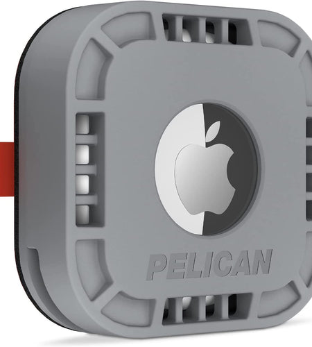 Protector - Airtag Holder / Case with 3M Adhesive Sticker [1 Pack] Protective Shockproof Cover for Apple Air Tag - Hidden Stick on Mount for Bike Wallet Travel TV Remote Car Luggage - Grey